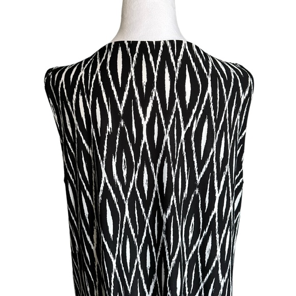 NWD New Woman Design Black & White Sleeveless Top Size2X - Picture 8 of 17